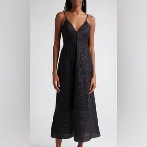 A.L.C. Josie Eyelet Embroidered Linen Dress Sz 2 NWT